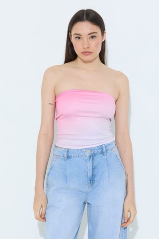 Strapless Top - Roze