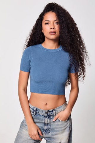 Top - Blauw