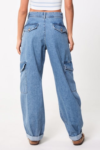 Jeans Skater Cargo - Lichtblauw