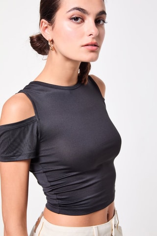 Crop Top - Zwart