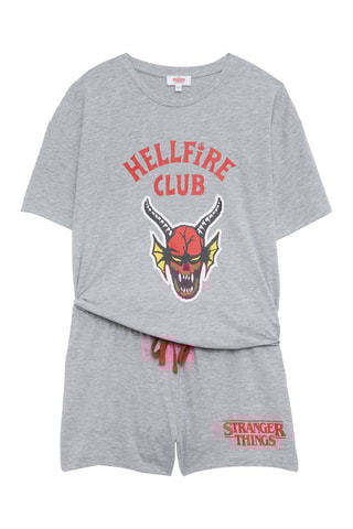 Pyjama Stranger Things - Gemêleerd Grijs