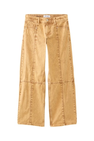 Jeans wide legs - Bruin