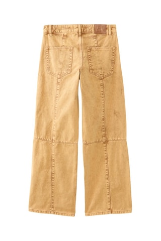 Jeans wide legs - Bruin