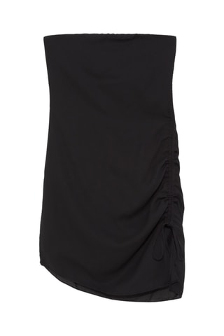 Strapless Jurk - Zwart