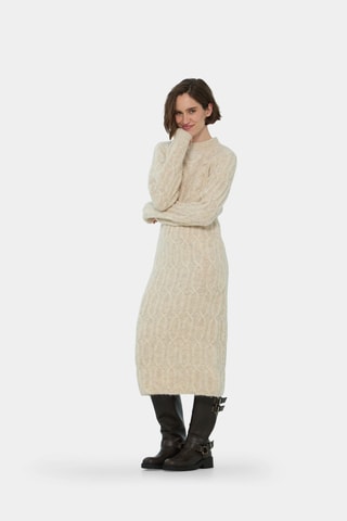 Trui-jurk - Beige