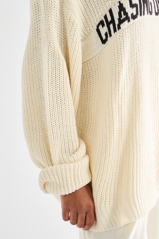 Oversized trui - Ecru
