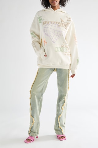Sweater met Capuchon - Ecru
