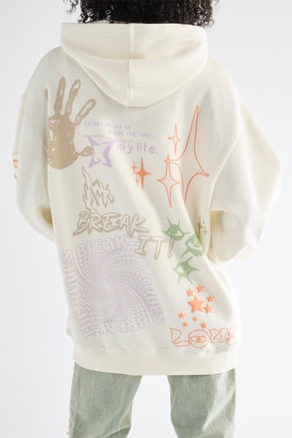 Sweater met Capuchon - Ecru