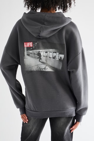 Sweater met Capuchon - Grijs