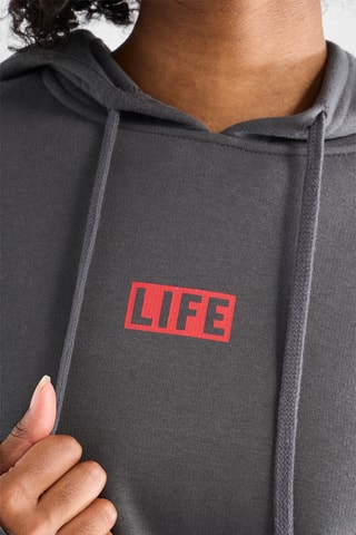 Sweater met Capuchon - Grijs