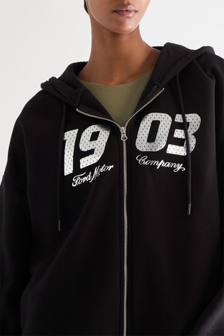 Sweater met Capuchon - Zwart