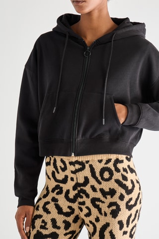 Sweater met Capuchon - Zwart