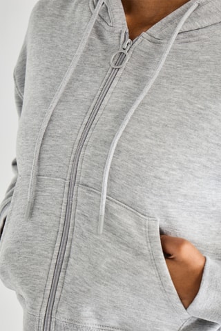 Sweater met Capuchon - Gemêleerd Grijs