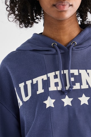 Sweater met Capuchon - Donkerblauw
