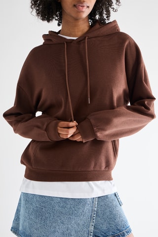 Sweater met Capuchon - Bruin