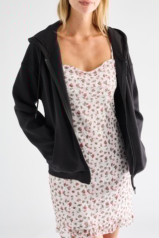 Sweater met Capuchon - Zwart