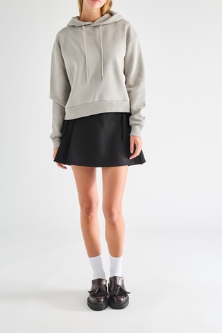 Sweater met Capuchon - Lichtgrijs