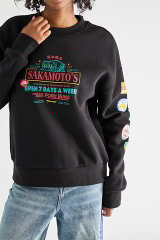 Sweater Sakamoto’s Days - Zwart