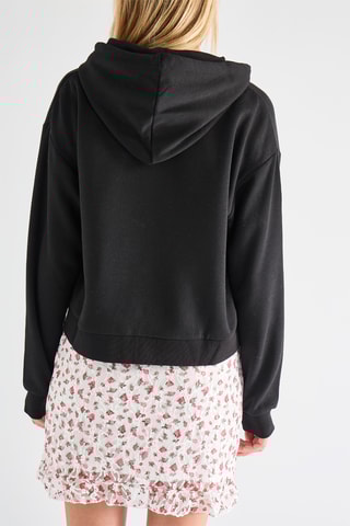 Sweater met Capuchon - Zwart