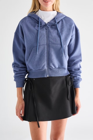 Sweater met Capuchon - Donkerblauw
