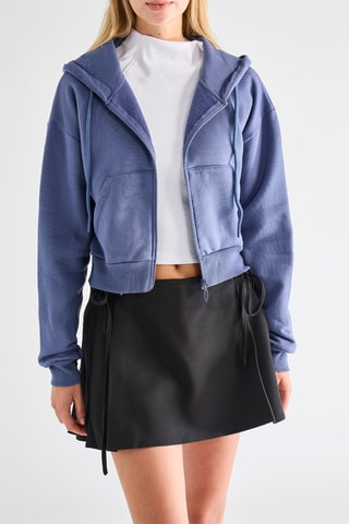 Sweater met Capuchon - Donkerblauw