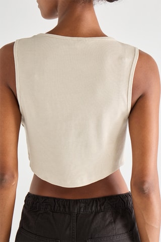 Crop Top - Beige