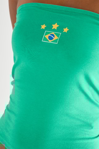 Strapless Top - Groen