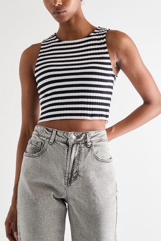 Crop Top - Zwart