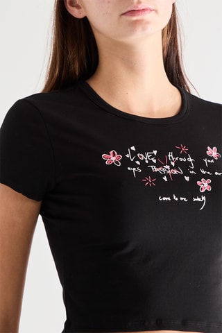 Crop Top - Zwart