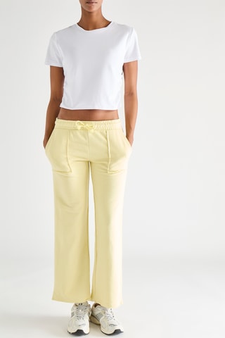 Cropped T-shirt - Wit