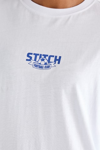 T-shirt Stitch Lilo en Stitch Disney - Wit