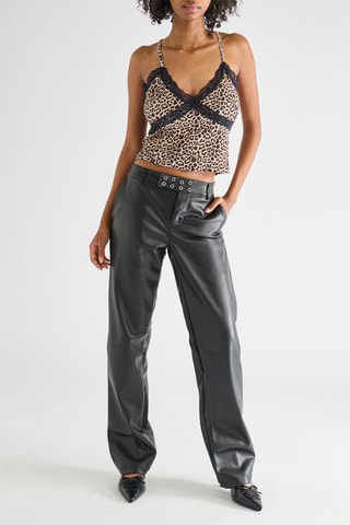 Hemd - Zwart en Beige