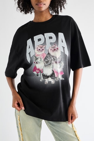 T-shirt - Zwart