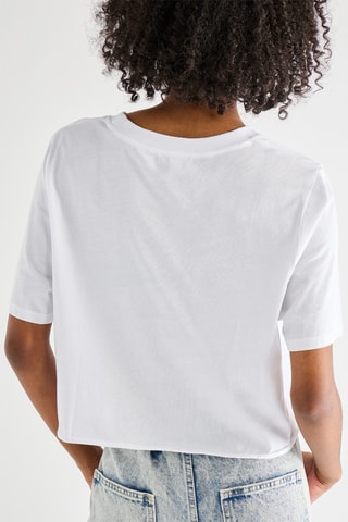 Cropped T-shirt - Wit