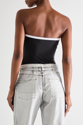 Bodysuit bustier - Zwart
