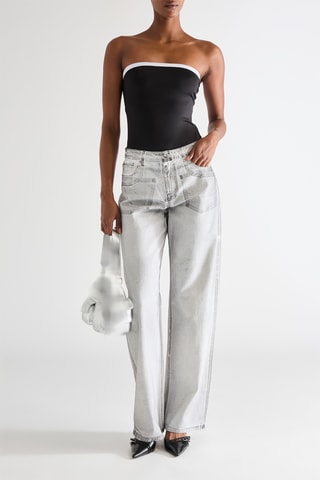 Bodysuit bustier - Zwart