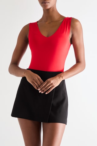 Mouwloze Bodysuit - Rood