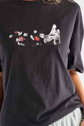 T-shirt Mickey Disney - Zwart