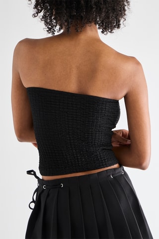 Strapless Top - Zwart