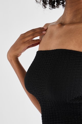 Strapless Top - Zwart