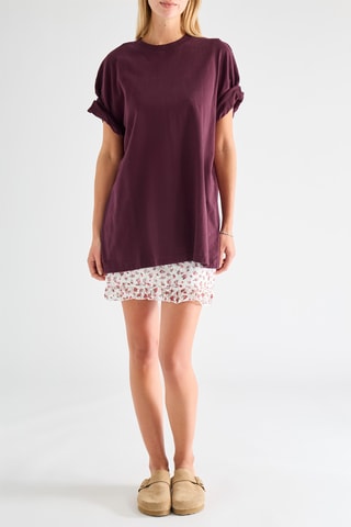 T-shirt - Bordeauxrood