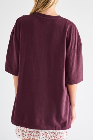T-shirt - Bordeauxrood