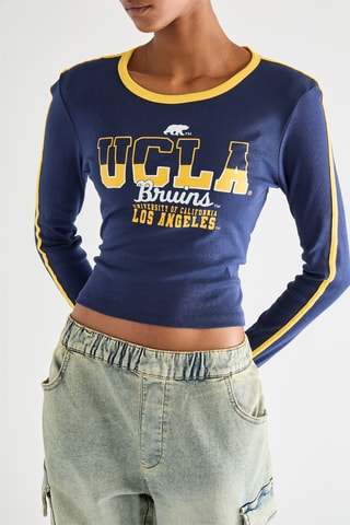 Crop Top University of California Los Angeles- Marineblauw