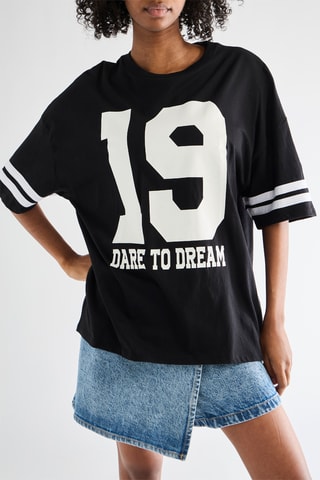 T-shirt - Zwart