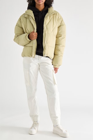Gewatteerde Jas - Beige