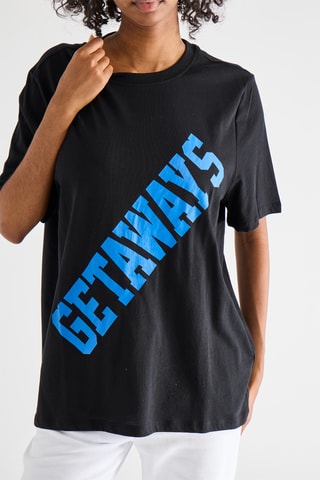 T-shirt - Zwart