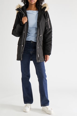Parka met Capuchon - Zwart