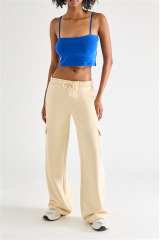 Crop Top - Indigoblauw