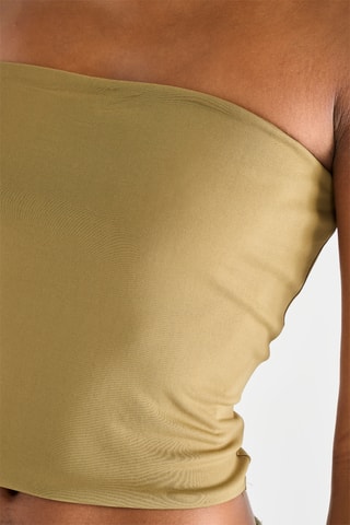 Bustier crop top - Kaki