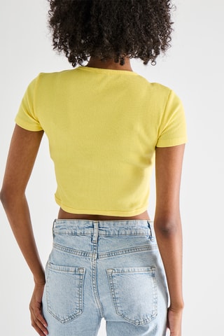 Crop Top - Geel